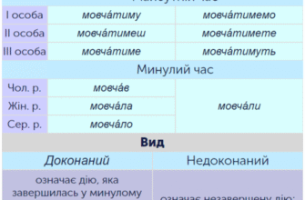 Дієслова: характеристика та правила вживання